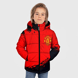 Куртка зимняя для мальчика Manchester United colors sport, цвет: 3D-черный — фото 2