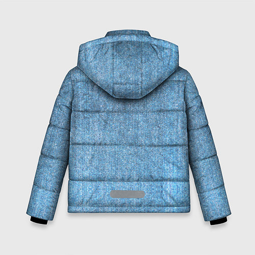 Зимняя куртка для мальчика Потёртые Джинсы / 3D-Светло-серый – фото 2