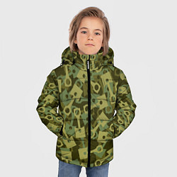 Куртка зимняя для мальчика Поршни двигателя - камуфляж, цвет: 3D-светло-серый — фото 2