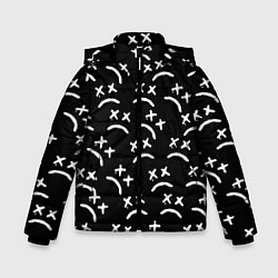 Куртка зимняя для мальчика Marshmello pattern music dj, цвет: 3D-светло-серый