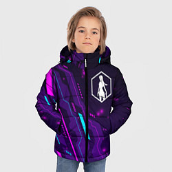 Куртка зимняя для мальчика Tomb Raider neon gaming, цвет: 3D-черный — фото 2
