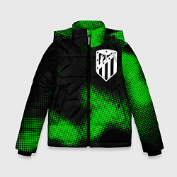 Куртка зимняя для мальчика Atletico Madrid sport halftone, цвет: 3D-черный