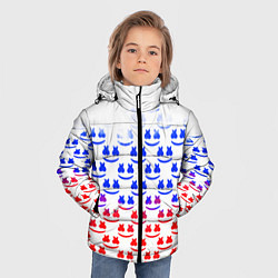 Куртка зимняя для мальчика Marshmello russia color, цвет: 3D-светло-серый — фото 2
