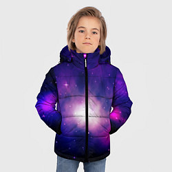 Куртка зимняя для мальчика Космос и только, цвет: 3D-светло-серый — фото 2