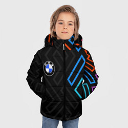 Куртка зимняя для мальчика BMW brand color carbon, цвет: 3D-светло-серый — фото 2