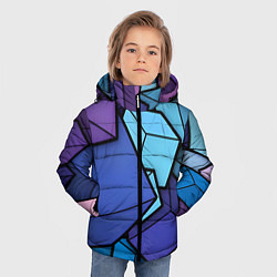 Куртка зимняя для мальчика Куб, цвет: 3D-светло-серый — фото 2