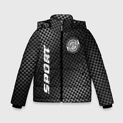 Куртка зимняя для мальчика Chrysler sport carbon, цвет: 3D-черный
