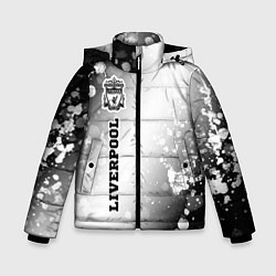 Куртка зимняя для мальчика Liverpool sport на светлом фоне по-вертикали, цвет: 3D-черный