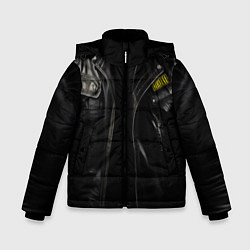 Куртка зимняя для мальчика Косуха нирвана, цвет: 3D-черный