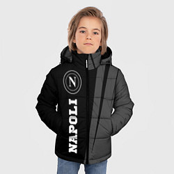Куртка зимняя для мальчика Napoli sport на темном фоне по-вертикали, цвет: 3D-черный — фото 2