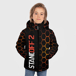 Куртка зимняя для мальчика Соты - Standoff 2, цвет: 3D-светло-серый — фото 2