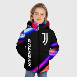 Куртка зимняя для мальчика Juventus speed game lights, цвет: 3D-черный — фото 2