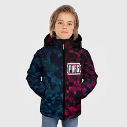 Куртка зимняя для мальчика PUBG camo texture, цвет: 3D-черный — фото 2