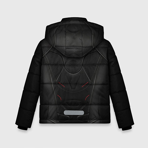 Зимняя куртка для мальчика Мото - броня / 3D-Светло-серый – фото 2