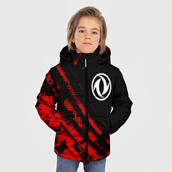 Куртка зимняя для мальчика Dongfeng sport grunge, цвет: 3D-красный — фото 2