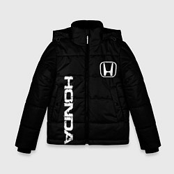 Зимняя куртка для мальчика Honda white logo auto