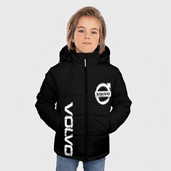 Куртка зимняя для мальчика Volvo white logo auto steel, цвет: 3D-красный — фото 2
