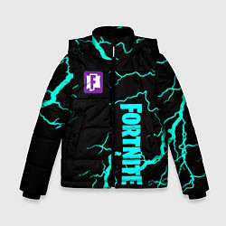 Куртка зимняя для мальчика Fortnite storm games, цвет: 3D-черный