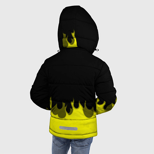 Зимняя куртка для мальчика Borussia fire fc / 3D-Светло-серый – фото 4