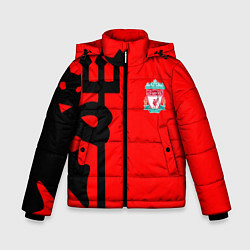 Куртка зимняя для мальчика Liverpool fc sport steel, цвет: 3D-черный