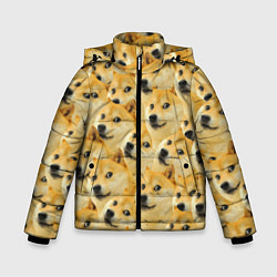 Куртка зимняя для мальчика Doge, цвет: 3D-красный