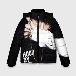 Куртка зимняя для мальчика BTS: Hood by air, цвет: 3D-черный