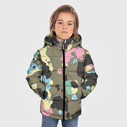 Куртка зимняя для мальчика Камуфляж: микс цветов, цвет: 3D-черный — фото 2
