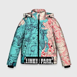 Куртка зимняя для мальчика Linkin Park: Sky Girl, цвет: 3D-красный