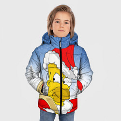 Куртка зимняя для мальчика Санта Гомер, цвет: 3D-черный — фото 2