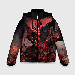 Куртка зимняя для мальчика Shadow Fiend, цвет: 3D-черный