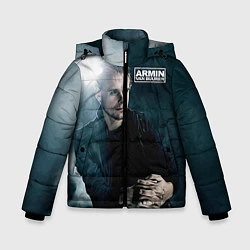 Куртка зимняя для мальчика Armin Van Buuren, цвет: 3D-черный