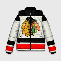 Куртка зимняя для мальчика Chicago Blackhawks, цвет: 3D-светло-серый