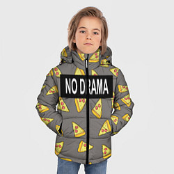 Куртка зимняя для мальчика No drama, цвет: 3D-черный — фото 2