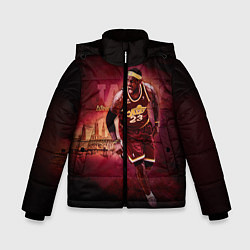 Куртка зимняя для мальчика Спорт, цвет: 3D-черный
