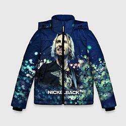 Куртка зимняя для мальчика Nickelback: Chad Kroeger, цвет: 3D-черный