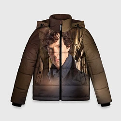 Куртка зимняя для мальчика Бенедикт Камбербэтч 1, цвет: 3D-черный