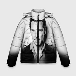 Куртка зимняя для мальчика Бенедикт Камбербэтч, цвет: 3D-черный