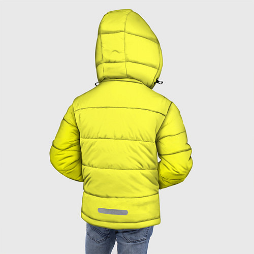 Зимняя куртка для мальчика Чихуахуа с бабочкой / 3D-Светло-серый – фото 4