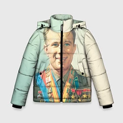 Зимняя куртка для мальчика Гагарин в орденах