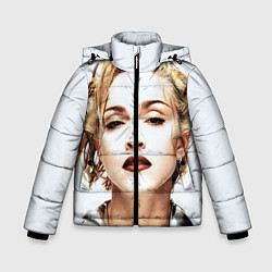 Куртка зимняя для мальчика Мадонна, цвет: 3D-светло-серый