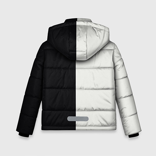 Зимняя куртка для мальчика Eminem: Black & White / 3D-Красный – фото 2