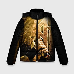 Куртка зимняя для мальчика Кипелов: Ария, цвет: 3D-черный