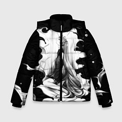 Куртка зимняя для мальчика Hatsune Miku, цвет: 3D-светло-серый