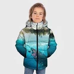Куртка зимняя для мальчика Рыбалка на спиннинг, цвет: 3D-черный — фото 2