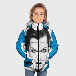 Куртка зимняя для мальчика Милла Йовович, цвет: 3D-черный — фото 2