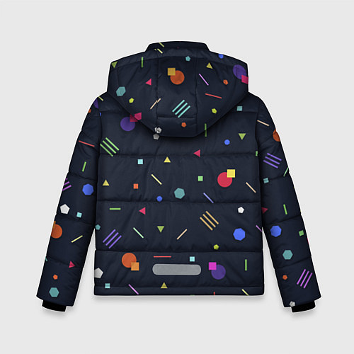 Зимняя куртка для мальчика Clublife Geometry / 3D-Красный – фото 2
