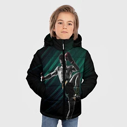 Куртка зимняя для мальчика Muay thai kick, цвет: 3D-черный — фото 2