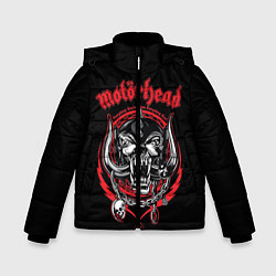 Куртка зимняя для мальчика Motorhead, цвет: 3D-черный