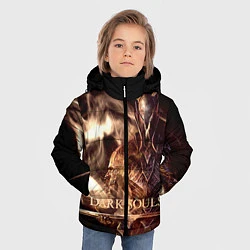 Куртка зимняя для мальчика Dark Souls, цвет: 3D-красный — фото 2
