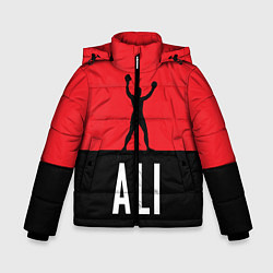 Куртка зимняя для мальчика Ali Boxing, цвет: 3D-черный